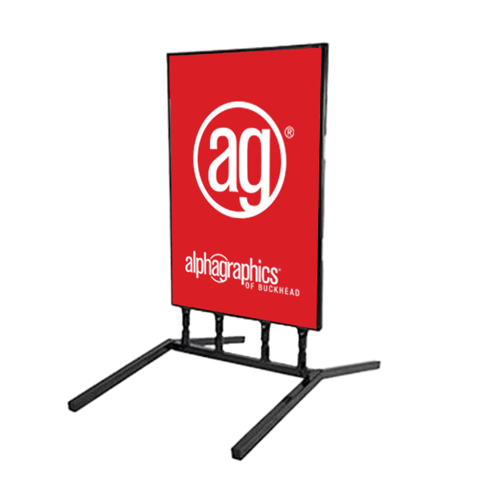 An image of a flexible sign stand.